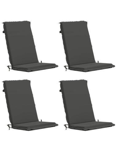 Cuscino per sedia a schienale alto GEMERT 4 pz 100% Poliestere