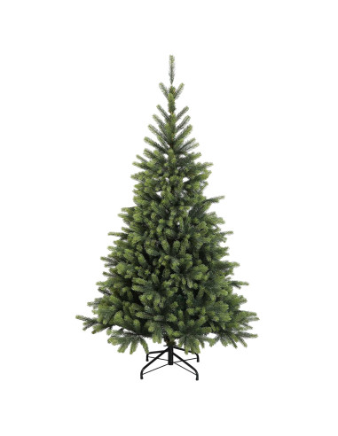 Albero di Natale artificiale con palline 150 cm 150 LED