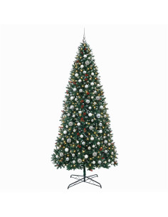 Albero di Natale Artificiale con Rami Pieghevoli 500 cm 900 LED 2