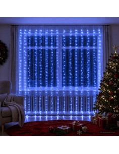 Tenda luminosa Trasparente 600 x 300 cm PVC 600 LED