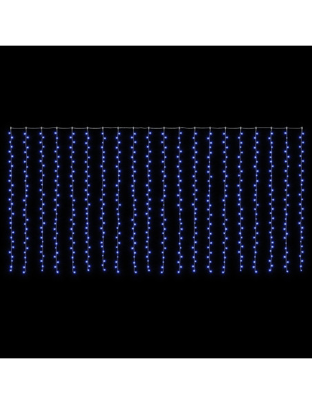 Tenda luminosa Trasparente 600 x 300 cm PVC 600 LED