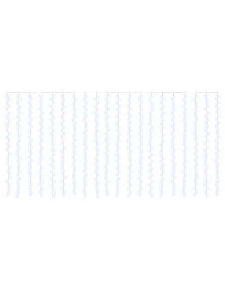 Tenda luminosa Trasparente 600 x 300 cm PVC 600 LED