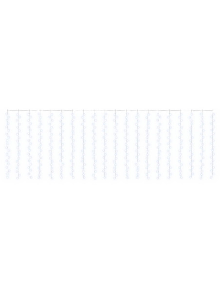 Tenda luminosa Trasparente 600 x 200 cm PVC 400 LED