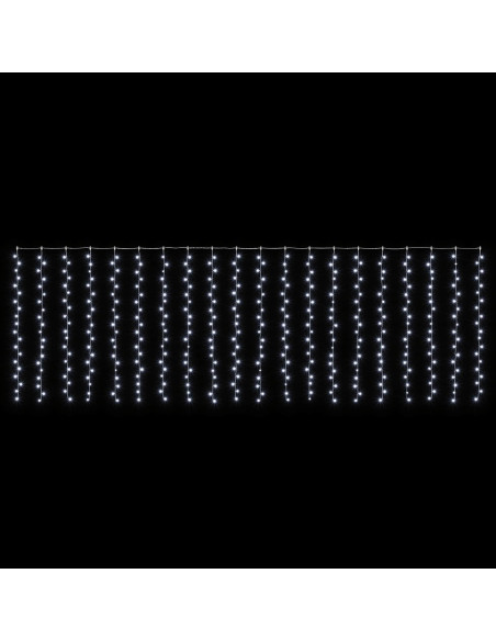 Tenda luminosa Trasparente 600 x 200 cm PVC 400 LED