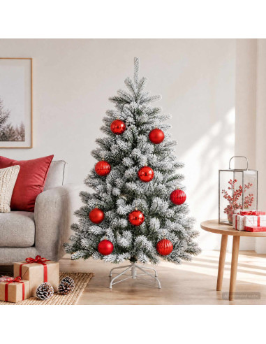 Set di palline di Natale XL 9 pz Rosso Ø 15 cm Plastica