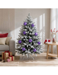 Set di palline di Natale XL 9 pz Lillà Ø 15 cm Plastica