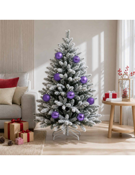 Set di palline di Natale XL 9 pz Lillà Ø 15 cm Plastica