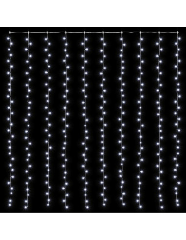 Tenda luminosa Trasparente 300 x 300 cm PVC 300 LED