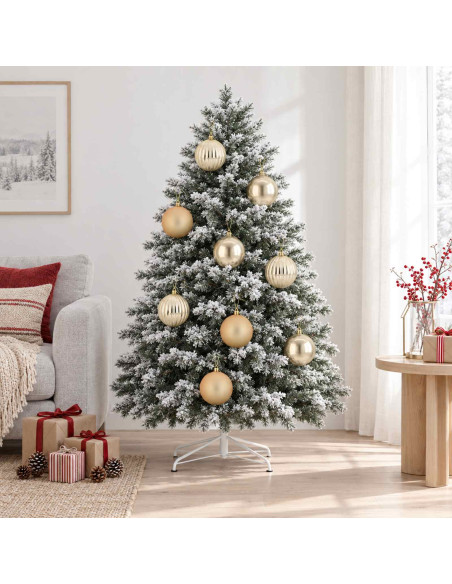 Set di palline di Natale XXL 4 pz Oro Diam. 20 cm Plastica