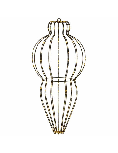 Luce a punta di Natale 320 LED Bianco caldo Diam. 40 x 75 cm