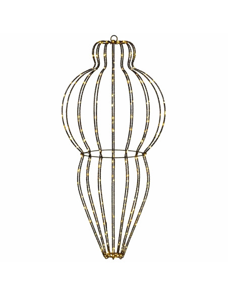 Luce a punta di Natale 320 LED Bianco caldo Diam. 40 x 75 cm