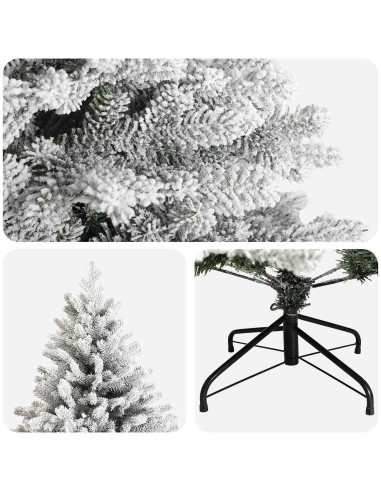 Albero di Natale Artificiale con Rami Pieghevoli 240 cm