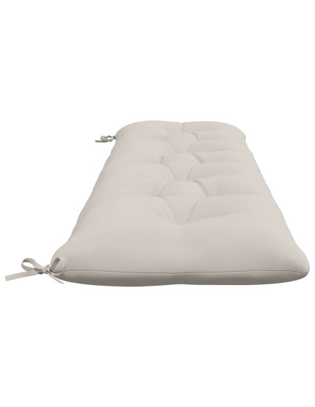 Cuscino per panchina VIANEN 100% Poliestere Bianco