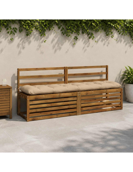 Cuscino per panchina VIANEN 100% Poliestere Sabbia