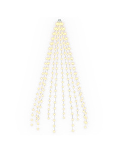 Ghirlande luminose per alberi di Natale Verde 210 cm PVC 2