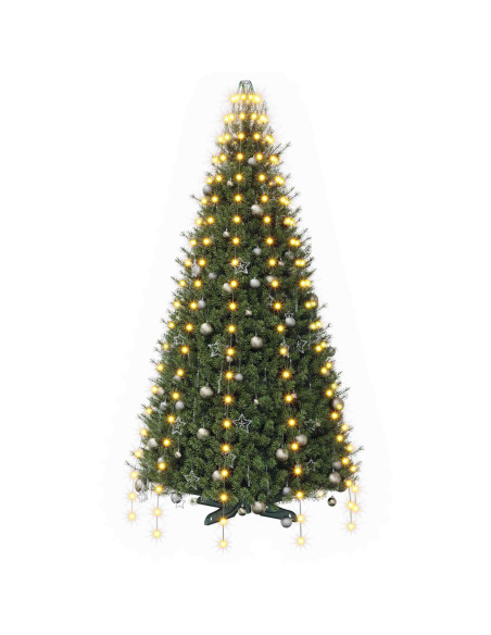 Ghirlande luminose per alberi di Natale Verde 210 cm PVC