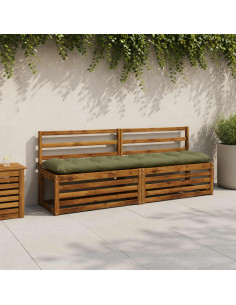 Cuscino per panchina VIANEN 100% Poliestere Verde Oliva