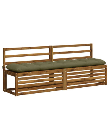 Cuscino per panchina VIANEN 100% Poliestere Verde Oliva
