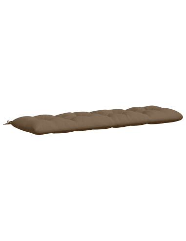 Cuscino per panchina VIANEN 100% Poliestere Tortora