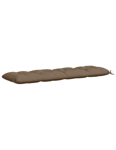 Cuscino per panchina VIANEN 100% Poliestere Tortora