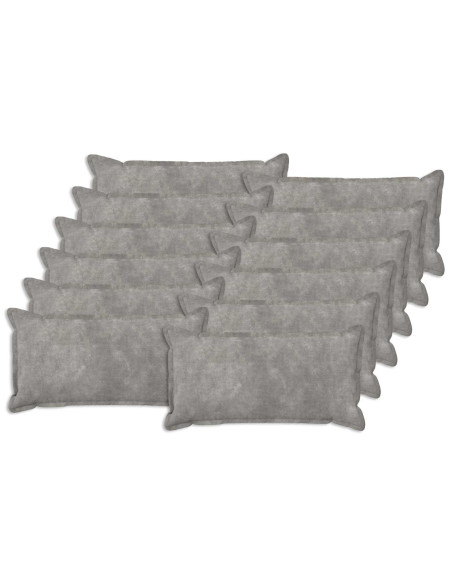 Cuscino HOUTEN 12 pz Grigio Chiaro Fleece in microfibra