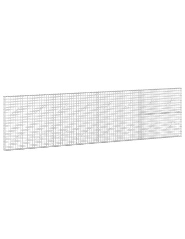 Gabione con filo da 5 mm e rete da 5x5 cm 400x10x100 cm