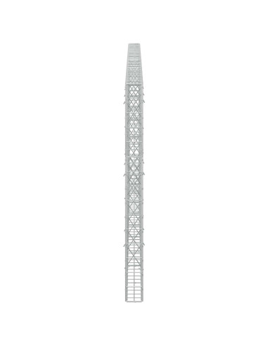 Gabione con Filo da 5 mm e Rete da 5x10 cm 450x10x150 cm