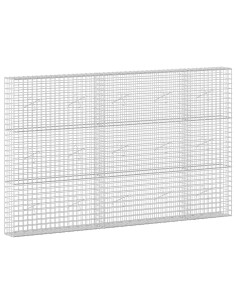 Gabione con filo da 5 mm e rete da 5x5 cm 250x20x150 cm 2