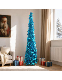 Albero di Natale pop-up 180 cm PET Blu