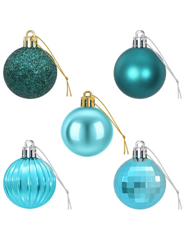 Set di Palline di Natale 100 pz Verde 4 cm Polistirolo