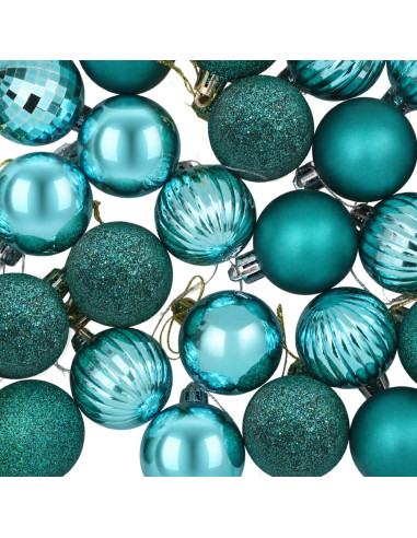 Set di Palline di Natale 100 pz Verde 4 cm Polistirolo