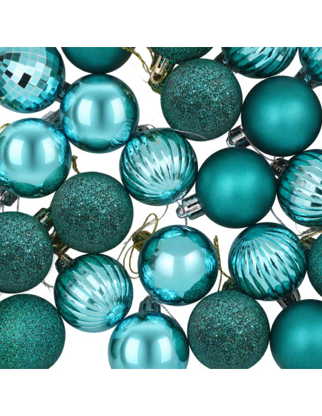 Set di Palline di Natale 100 pz Verde 4 cm Polistirolo