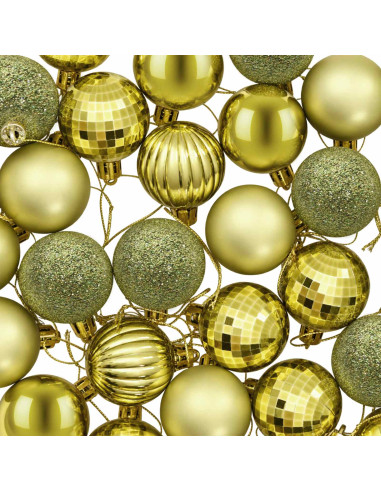 Set di Palline di Natale 100 pz Verde chiaro 4 cm Polistirolo