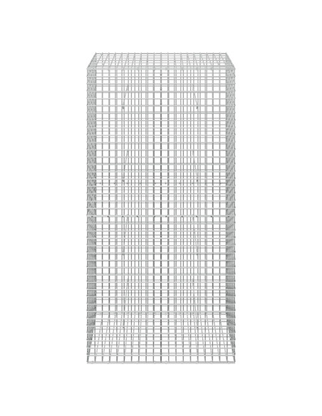 Gabione con filo da 5 mm e rete da 5x5 cm 100x30x200 cm