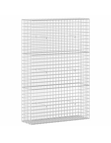 Gabione con filo da 5 mm e rete da 5x5 cm 100x30x150 cm
