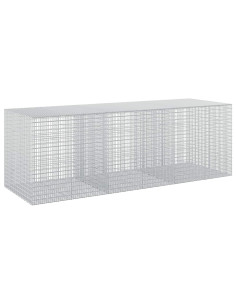 Gabione con Filo da 5 mm e Rete da 5x2,5 cm 300x100x100 cm 2