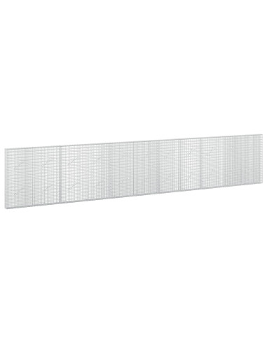 Gabione con Filo da 5 mm e Rete da 5x2,5 cm 550x10x100 cm