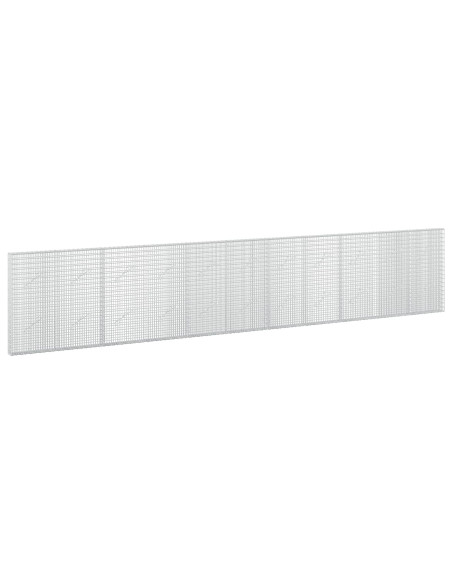 Gabione con Filo da 5 mm e Rete da 5x2,5 cm 550x10x100 cm