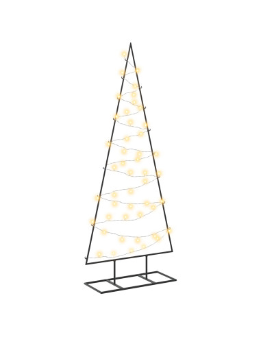 Albero di Natale in metallo con LED KUOPIO 125 cm Bianco caldo