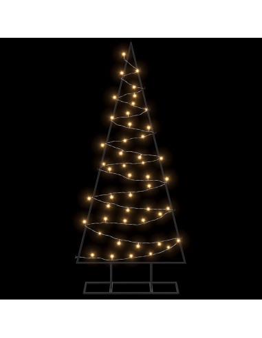 Albero di Natale in metallo con LED KUOPIO 125 cm Bianco caldo