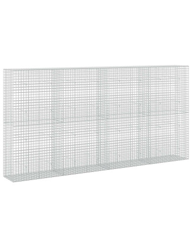 Gabione con filo da 5 mm e rete da 5x5 cm 400x50x200 cm