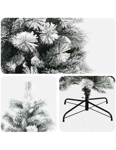 Albero di Natale Artificiale con Rami Pieghevoli 210 cm