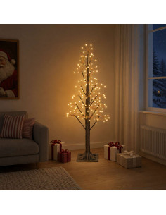 Albero di Natale Starburst Marrone 17 x 17 x 120 cm Plastica