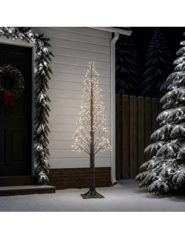 Albero di Natale Starburst Marrone 17 x 17 x 180 cm Plastica