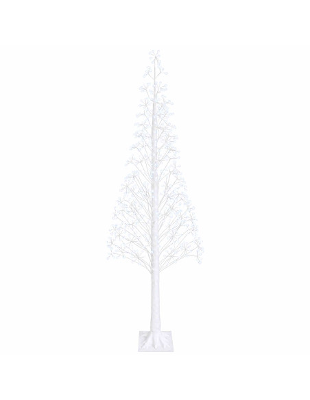 Albero di Natale Starburst Bianco 25 x 25 x 240 cm Plastica