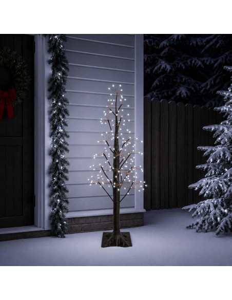 Albero di Natale Starburst Marrone 17 x 17 x 150 cm Plastica