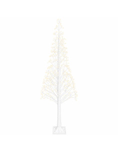 Albero di Natale Starburst Bianco 25 x 25 x 240 cm Plastica 2