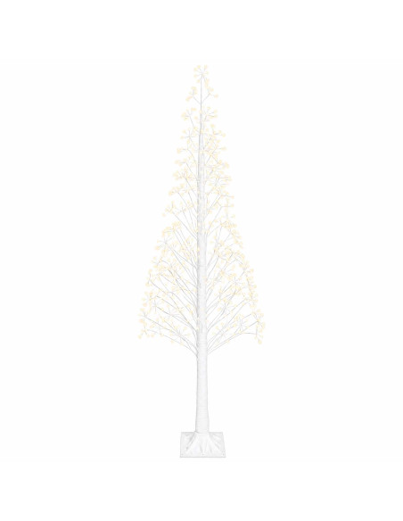 Albero di Natale Starburst Bianco 25 x 25 x 240 cm Plastica