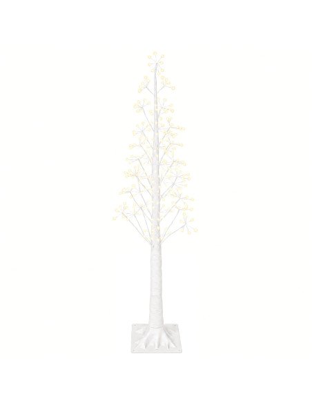 Albero di Natale Starburst Bianco 17 x 17 x 150 cm Plastica