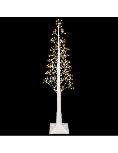 Albero di Natale Starburst Bianco 17 x 17 x 150 cm Plastica
